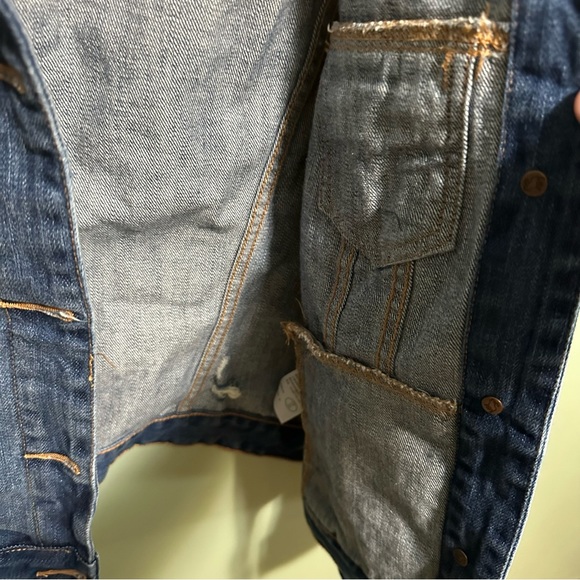 Abercrombie & fitch distressed jean jacket - Picture 4 of 10